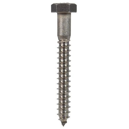 Hillman 832038 0.312 x 2.25 in. Stainless Steel Lag Bolt 5018080